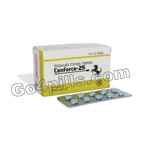 Cenforce 25 Mg (Sildenafil Citrate 25 Mg) Tablets