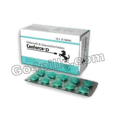 Cenforce D (Sildenafil / Dapoxetine) 100 + 60 Mg ED Pill