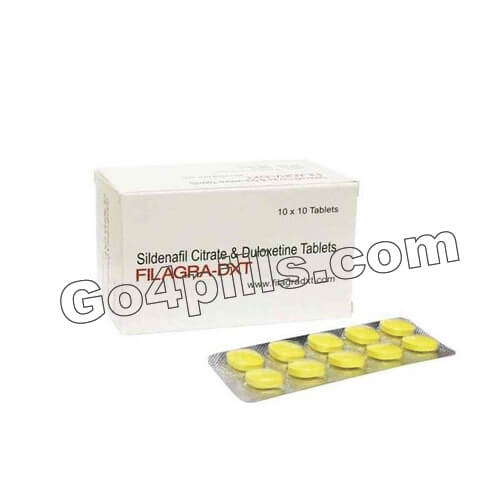 Filagra DXT 100+30 Mg (Sildenafil Citrate / Duloxetine) Premature Ejaculation ED Pill