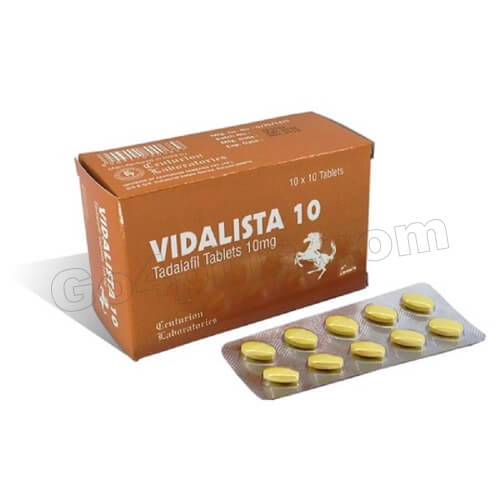 Vidalista 10 Mg (Tadalafil) Med ED Pill