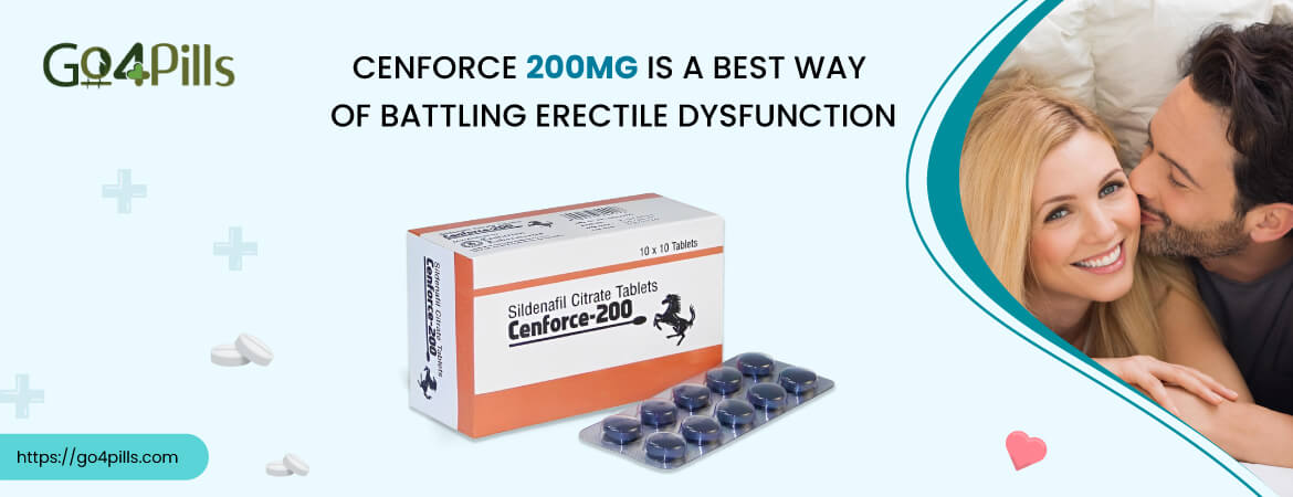 Cenforce 200 Mg ( Sildenafil Citrate 200 Mg ) Tablets