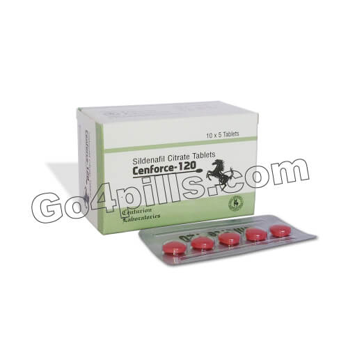 Cenforce 120 Mg (Sildenafil Citrate 120 Mg) Tablets