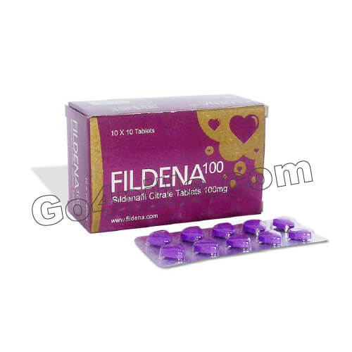 Fildena 100 Mg (Sildenafil Citrate) Purple Pill