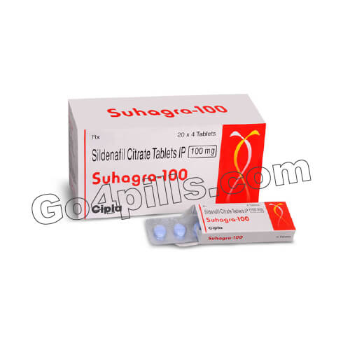 Suhagra 100 Mg (Sildenafil Citrate) Tablets