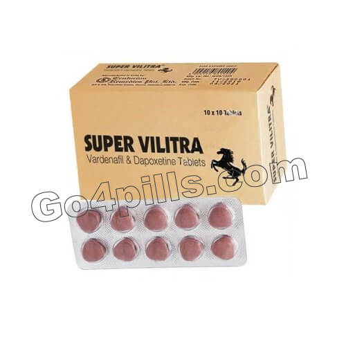 Super Vilitra (Vardenafil/Dapoxetine) ED Pill for Men