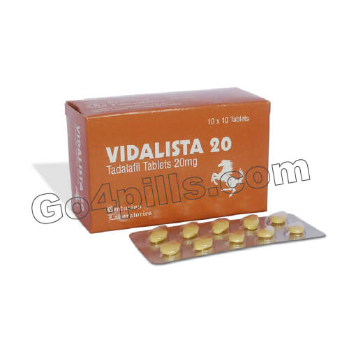 Vidalista 20 Mg (Tadalafil 20mg) Tablets