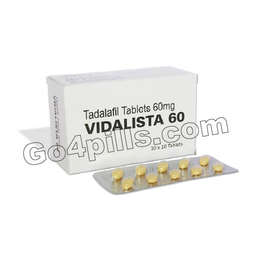 Vidalista 60 Mg - Tadalafil 60 Mg